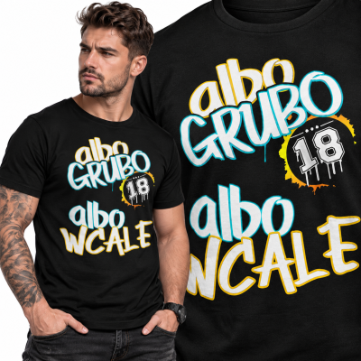 KOSZULKA  ŚMIESZA ALBO GRUBO ALBO WCALE